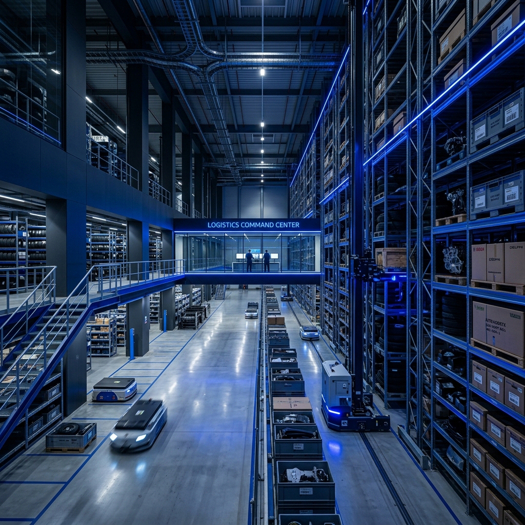 Auto Parts Wizard High-Tech Warehouse
